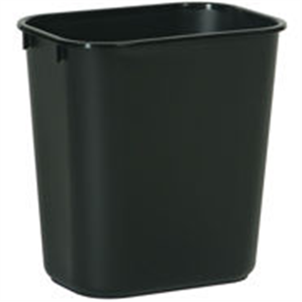 Rubbermaid Waste Paper Bin Black (sml) 13QT