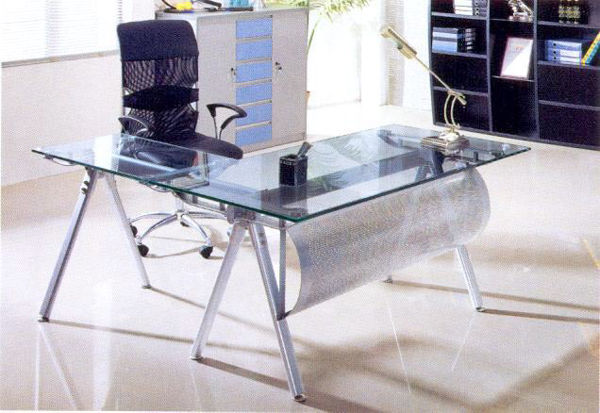 Picture of Vision 1800x1900 Desk Unit TG-189 (Glass)