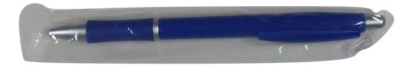 Yuan 0.7mm Blue Pen w/Grip Fine