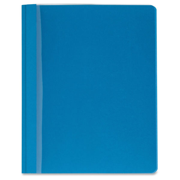 B/Source Plastic Front Folder - Lt. Blue  #78521