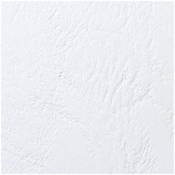 Mozzomo Leather Grain Binding Cover - White (50 sets)