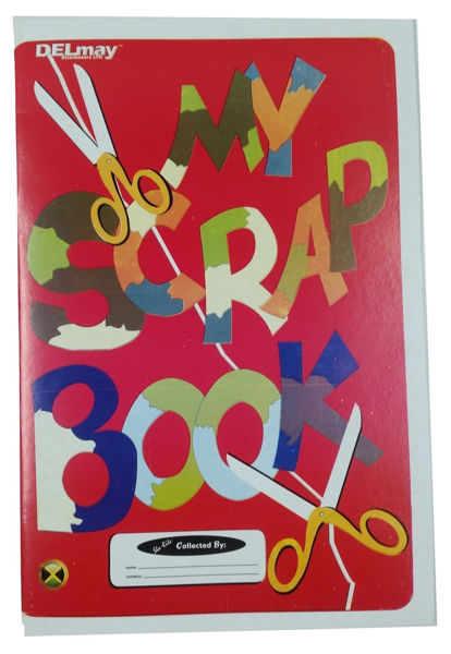 Delmay 9-1/2x14 Scrap Book (Red Cover) #07502