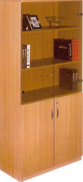 Torch 5-S Cabinet w/Glass & Solid Doors - BE