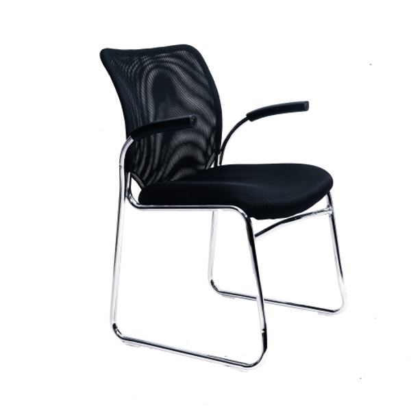 Image Half Arm Side Chair - Black