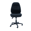 Image 3 Lever Heavy Duty Medium Back Chair w/o Arms - Black