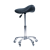 Saddle Stool Ergonomic Swivel Chair - Black