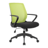 Anji Medium Back Mesh Chair w/Arms - Green