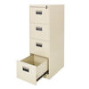 Picture of AF-4DP Image 4-Drawer Filing Cabinet (Putty)