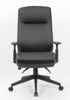 Picture of B7-30BK Boss Caressoft Executive High Back Chair w/ Adjustable Arms