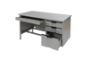 Picture of AD-1200GY Image 1200 x 600 Metal Desk w/Single Pedestal - Grey