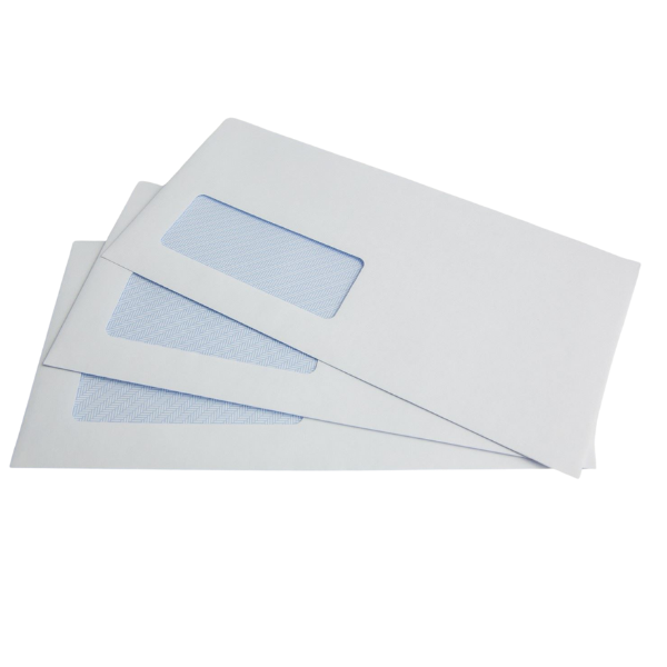 Marander #8 White Window Envelopes 90grm