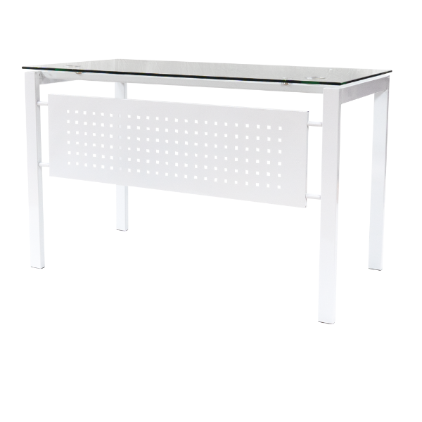 Picture of ST-B060CL Torch 1200 x 600 Glass Desk - Clear