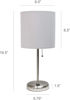 Picture of 47-005 Limelights Brushed Steel Desk Lamp #LT2024-GRY
