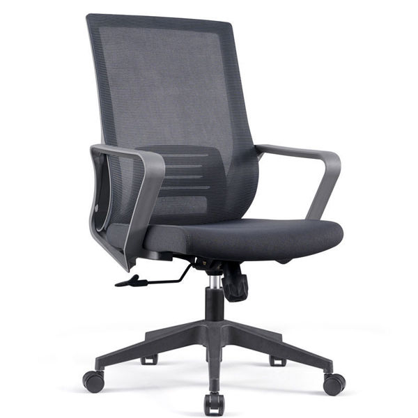 Picture of EC-5312BK Evolve Med Back Chair w/Fixed Arms - Black