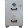 Picture of 09-009 2-Drw Fireproof Cabinet w/Electronic Lock  - Grey