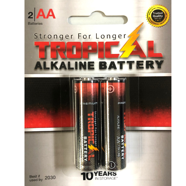 Picture of 03-051 Tropical Alkaline AA Battery (2pk)
