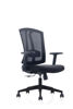 Picture of AA-267BBK Image H.B. Web Chair w/Adj. Arms - Black (DVS)