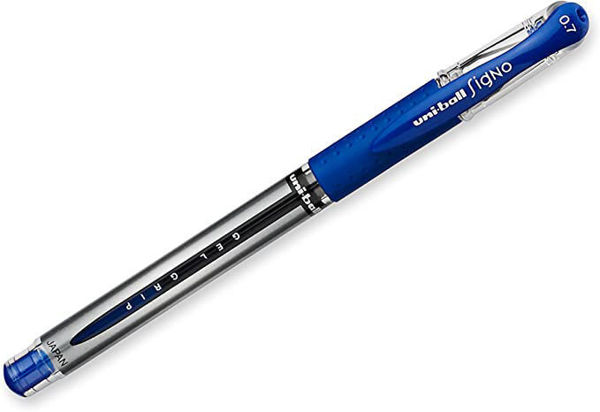 Picture of 60-054 UniBall Gel Grip Pen Blue Med.#65451
