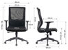 Picture of EC-5311BK Evolve Med Back Chair w/T-Arms - Black