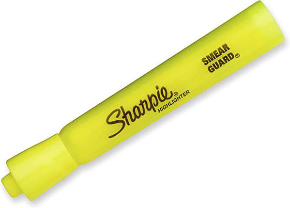 Picture of 53-074 Sharpie Jumbo Highlighter Neon Yellow #1776904