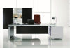 Picture of DV-SI2822 Infinity 1800 Desk + Side Cabinet & Ped. WW/BR