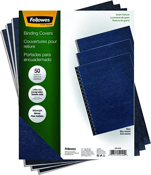 Picture of 04-086A Binding Covers - Navy Blue (50)  #FEL 52124