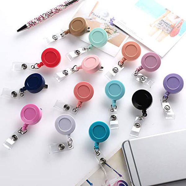 02-010 Retractable Reel w/Clip for ID Card Holder - Stationery and ...