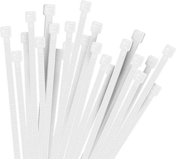 Picture of 09-054 Nylon Cable Ties 3.6 x 200 mm (100) White