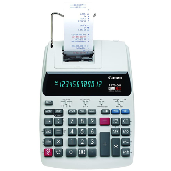 Picture of 09-085 Canon P170-DH 12-Digits Printing Calculator