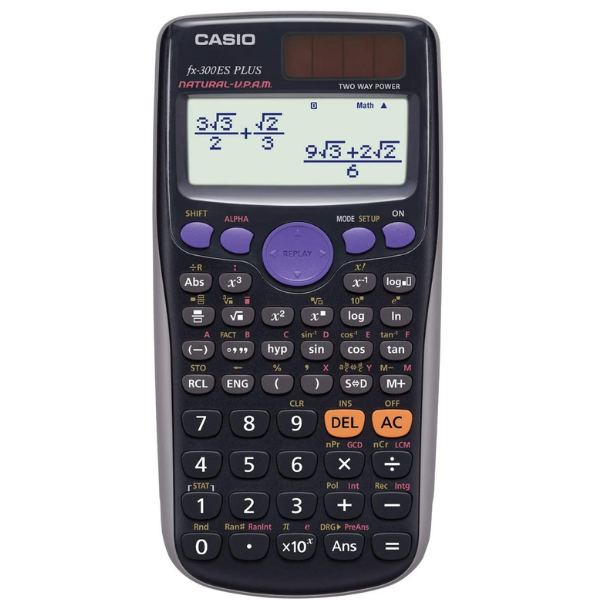 Picture of 09-201 Casio FX-300ES Plus 12-Digits Scientific Calculator