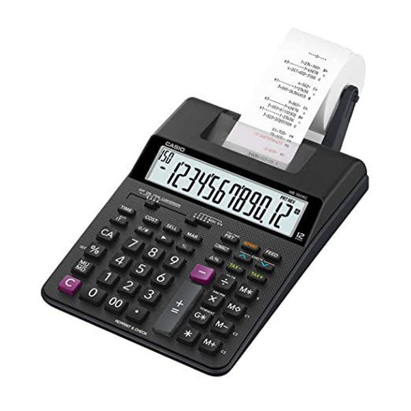 Picture of 09-204 Casio HR-100RC 12-Digits Printing Calculator
