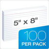 Picture of 13-006 8x5 Ruled Cards (100) White