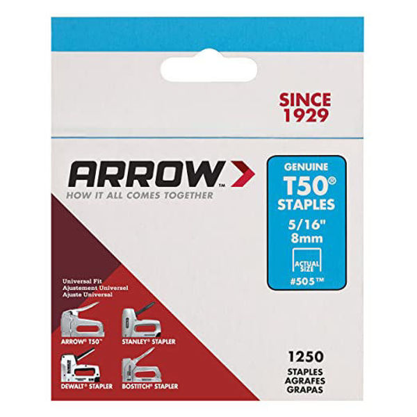 Picture of 77-038 Arrow T50 HD Staples 5/16" (1250) #505