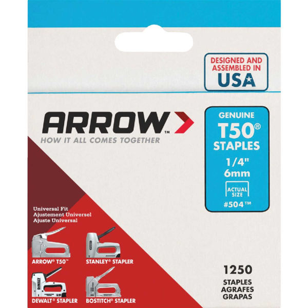 Picture of 77-036 Arrow T50 HD Staples 1/4" (1250) #504