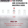 Picture of 77-036A Arrow T50 HD Staples 3/8" (1250) #506