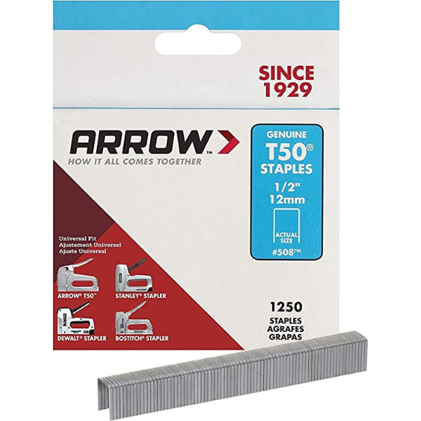 Picture of 77-037 Arrow T50 HD Staples 1/2" (1250) #508