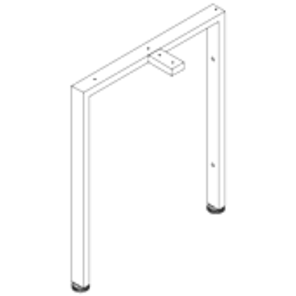 Picture of AZ-PW8060 Image Metal Leg for Work Surface