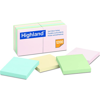 Picture of 56-075B Highland 3x3 Self-Stick Pads Pastels (12pk) #6549A