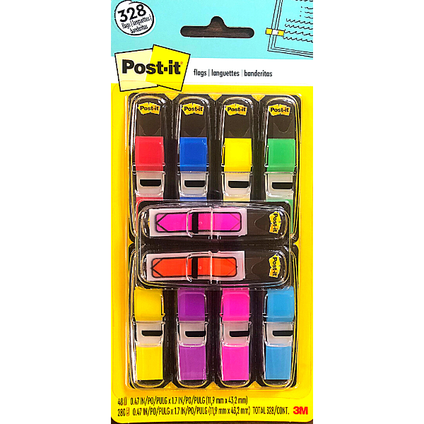 Picture of 56-099 Post-It Flags Assorted Value Pack (328) #683-VADI