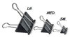 Picture of 19-002 3/4" W x 3/8" Capacity Binder Clip (Sml)