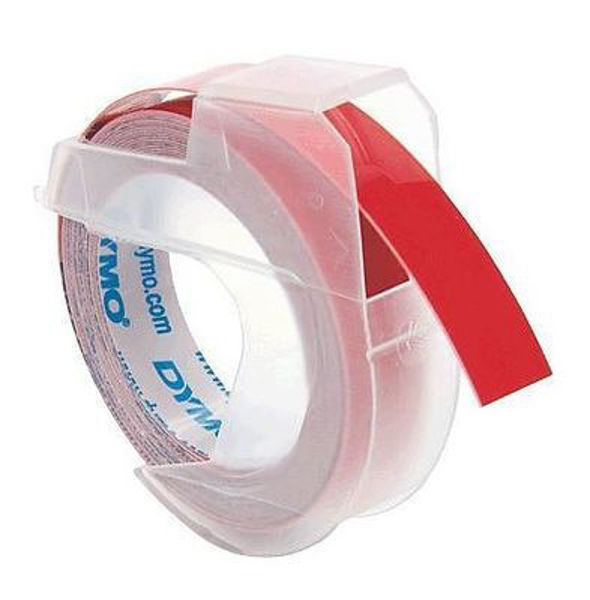 Picture of 31-020 3/8" Dymo Tape Red #5201-02