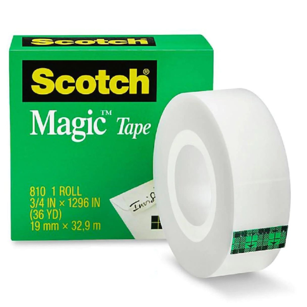 Picture of 82-007 3M 3/4 x 36 Magic Tape 19 x 32.9 #810