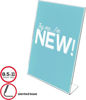 Picture of 08-024 Slanted 8-1/2x11 Sign Holder Clear