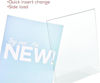 Picture of 08-024 Slanted 8-1/2x11 Sign Holder Clear