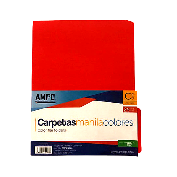 Picture of 36-019 Ampo L/S File Folder - Red