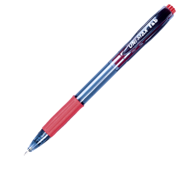 Picture of 62-042 Unimax Fab Ball Point Pen 1.0 mm - Red