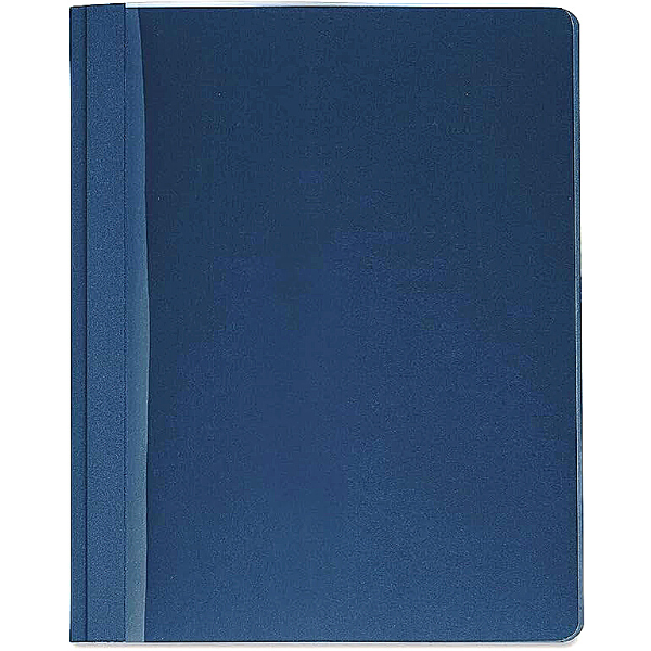 Picture of 40-002 B/Source Plastic Front Folder - Dk. Blue #78522