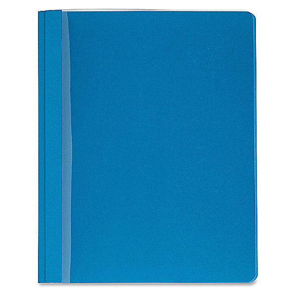 Picture of 40-002B B/Source Plastic Front Folder  Lt. Blue #78519