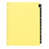 Picture of 42-014  Office Ess. Jan-Dec L/S Binder Index Leather Tabs #11484