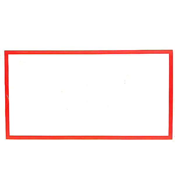 Picture of 45-004 3-1/8 x 5-5/8 Crack & Peel Labels (100) Red